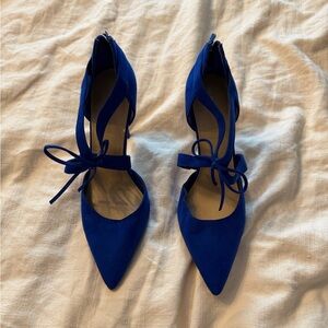 Saks Fifth Avenue Royal Blue Heels